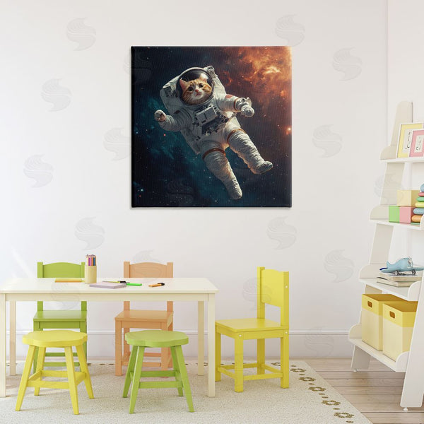 Stupell Industries Jim Baldwin | Interstellar Cat Astronaut Wall Art