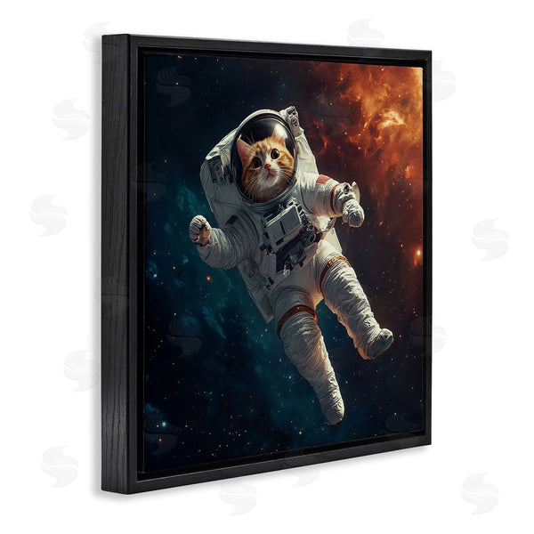 Stupell Industries Jim Baldwin | Interstellar Cat Astronaut Wall Art
