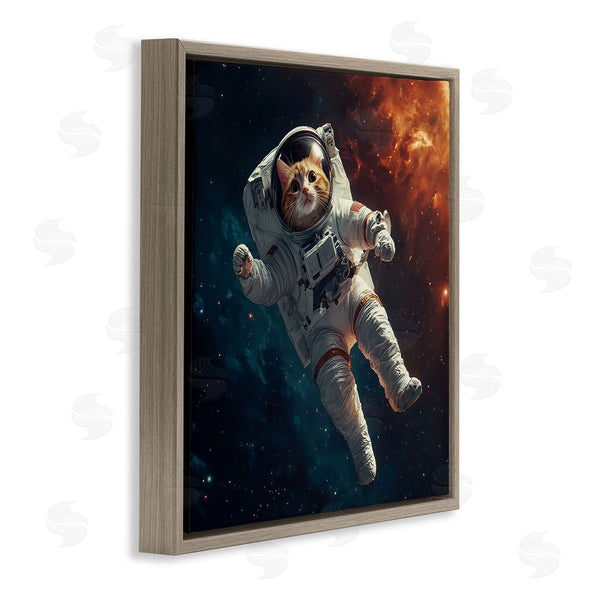 Stupell Industries Jim Baldwin | Interstellar Cat Astronaut Wall Art