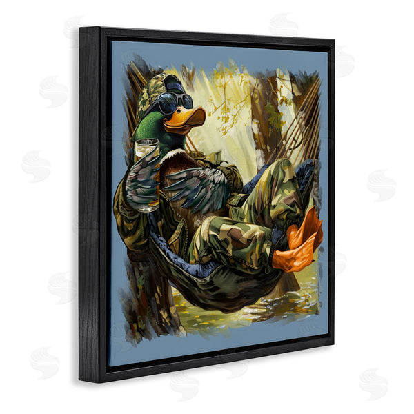 Stupell Industries Jim Baldwin | Mallard Hammock In Camo