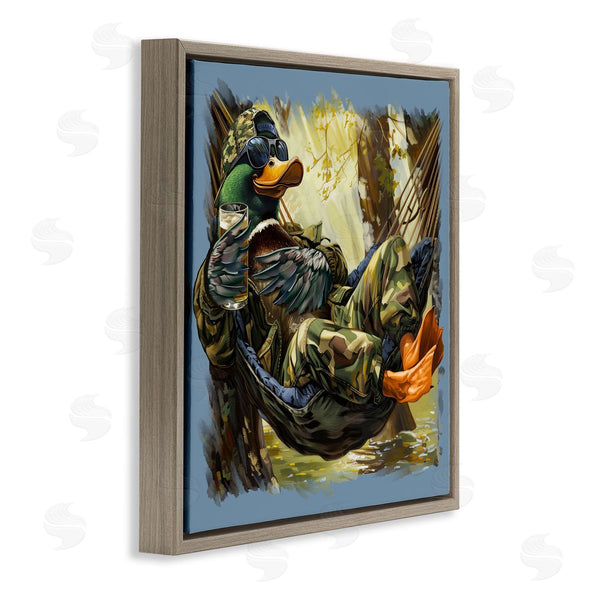 Stupell Industries Jim Baldwin | Mallard Hammock In Camo