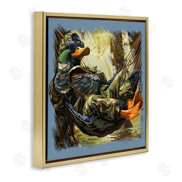 Stupell Industries Jim Baldwin | Mallard Hammock In Camo