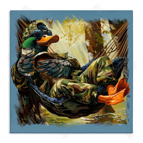 stupell industries Jim Baldwin | Mallard Hammock in Camo