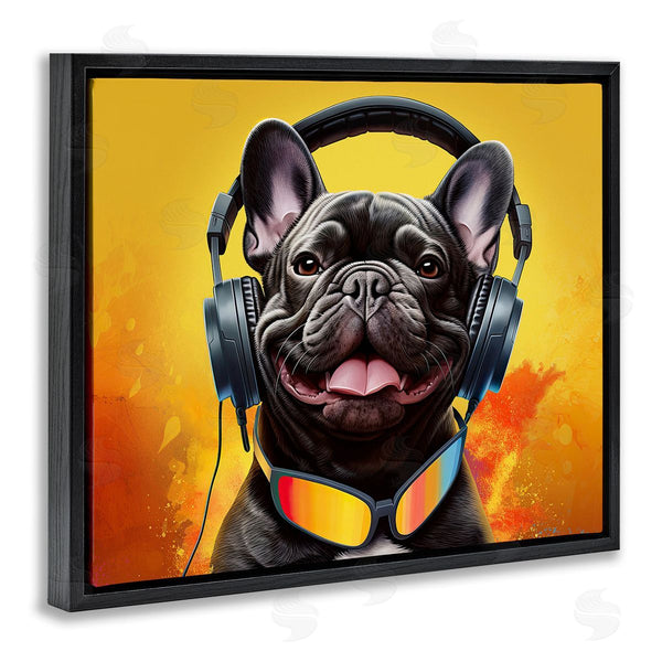 Stupell Industries Jim Baldwin | Modern Dog With Headphones Wall Art