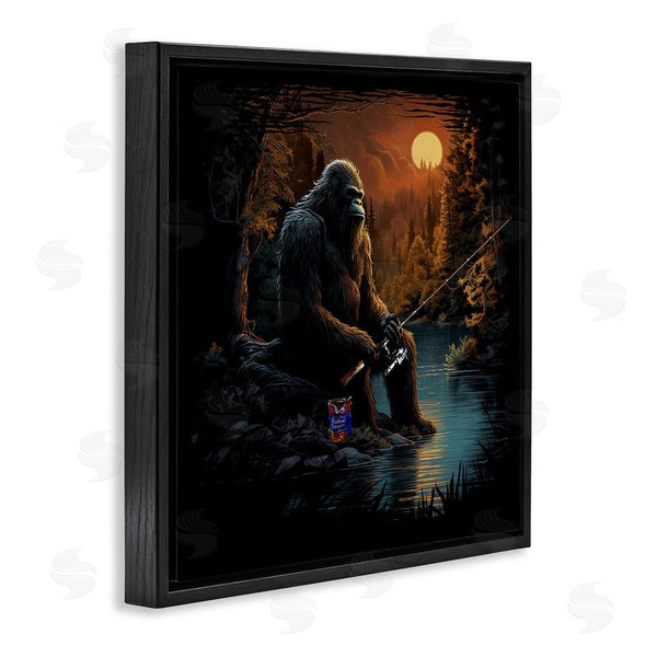 Stupell Industries Jim Baldwin | Monster Fishing At Lake Wall Art
