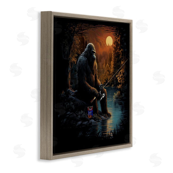 Stupell Industries Jim Baldwin | Monster Fishing At Lake Wall Art