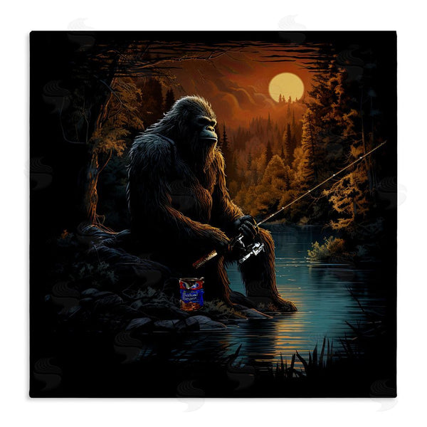 stupell industries Jim Baldwin | Monster Fishing at Lake Wall Art