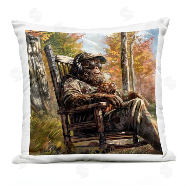 Stupell Industries Jim Baldwin | Mythical Creature With Headphones Printed Throw Pillow