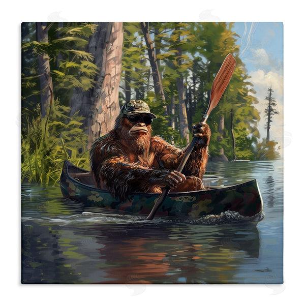 stupell industries Jim Baldwin | Mythical Monster in Canoe