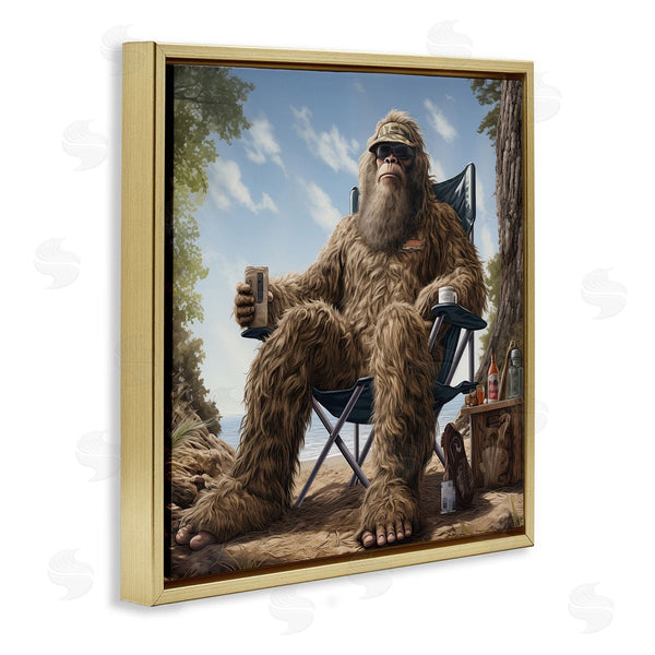 Stupell Industries Jim Baldwin | Mythical Monster On Beach