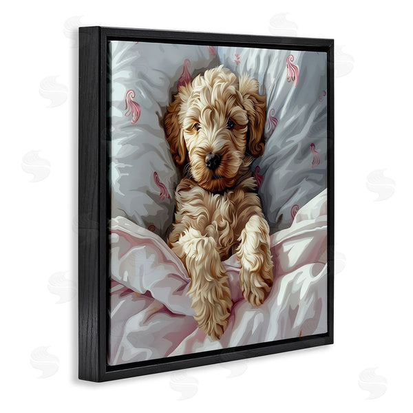 Stupell Industries Jim Baldwin | Nap Time Cuddling Labradoodle
