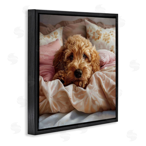 Stupell Industries Jim Baldwin | Nap Time Cuddling Pup