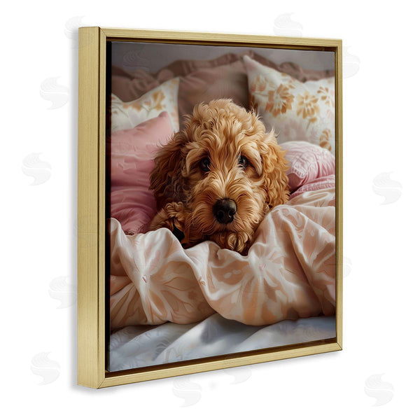 Stupell Industries Jim Baldwin | Nap Time Cuddling Pup