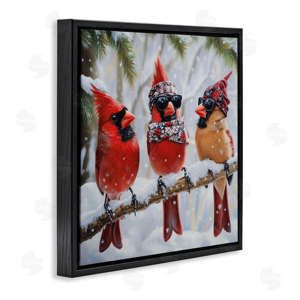 Stupell Industries Jim Baldwin | Row Of Cool Cardinals