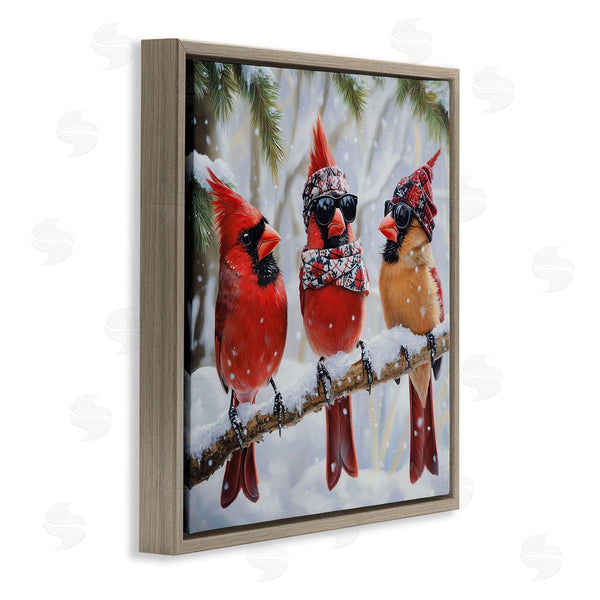 Stupell Industries Jim Baldwin | Row Of Cool Cardinals