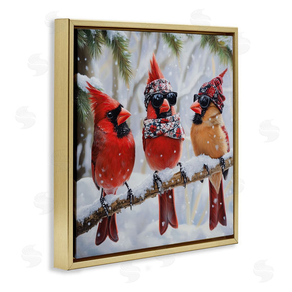 Stupell Industries Jim Baldwin | Row Of Cool Cardinals