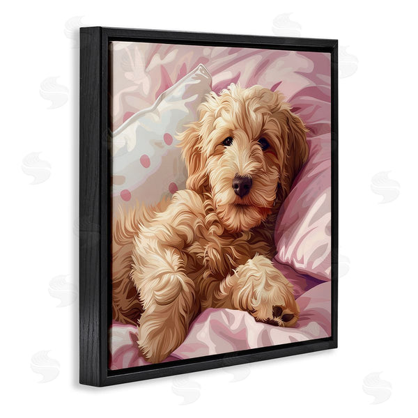 Stupell Industries Jim Baldwin | Sleepy Labradoodle In Bed