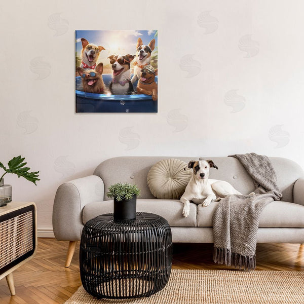 Stupell Industries Jim Baldwin | Summer Fun Dogs Wall Art