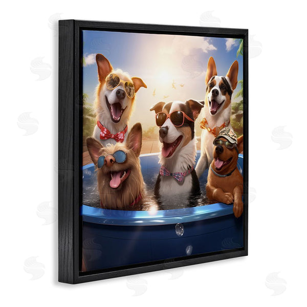 Stupell Industries Jim Baldwin | Summer Fun Dogs Wall Art