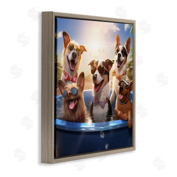 Stupell Industries Jim Baldwin | Summer Fun Dogs Wall Art