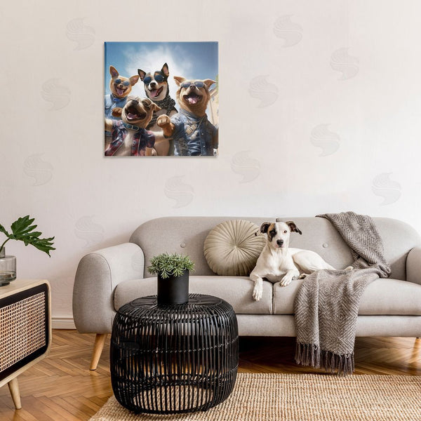 Stupell Industries Jim Baldwin | Trendy Dogs Selfie Wall Art