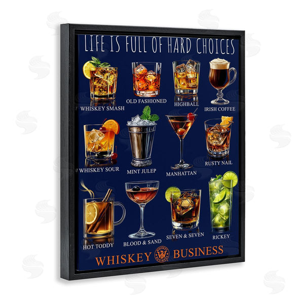 Stupell Industries Jim Baldwin | Whiskey Hard Choices