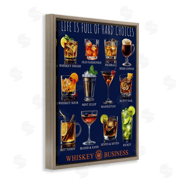 Stupell Industries Jim Baldwin | Whiskey Hard Choices