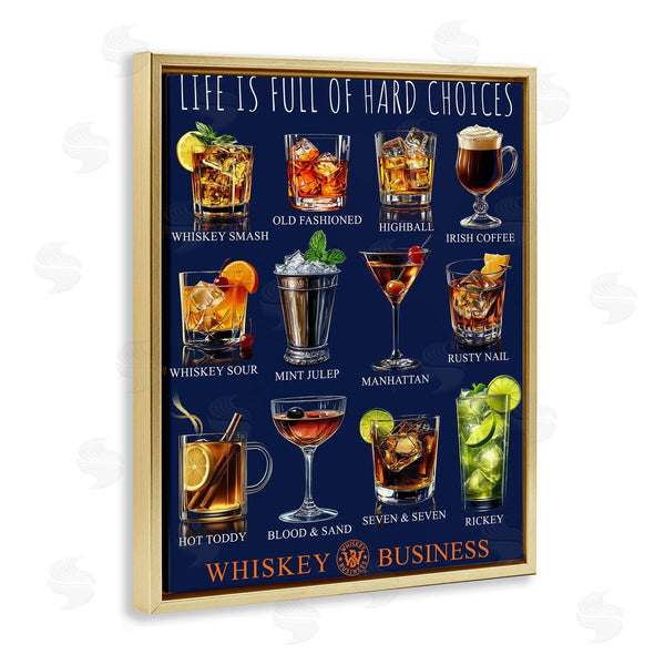Stupell Industries Jim Baldwin | Whiskey Hard Choices
