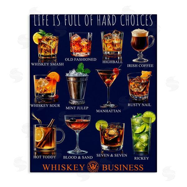 stupell industries Jim Baldwin | Whiskey Hard Choices