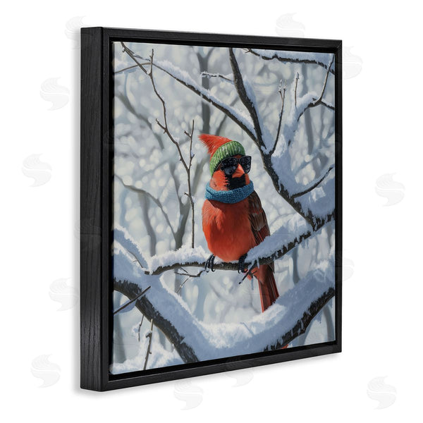 Stupell Industries Jim Baldwin | Winter Cool Cardinal