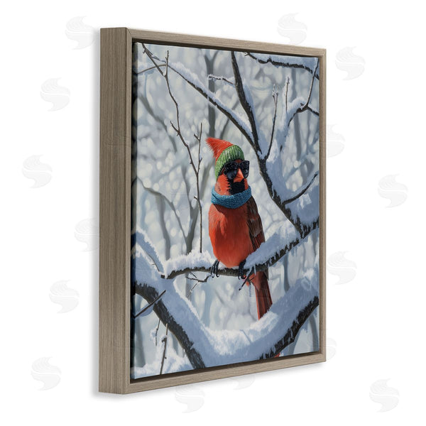 Stupell Industries Jim Baldwin | Winter Cool Cardinal