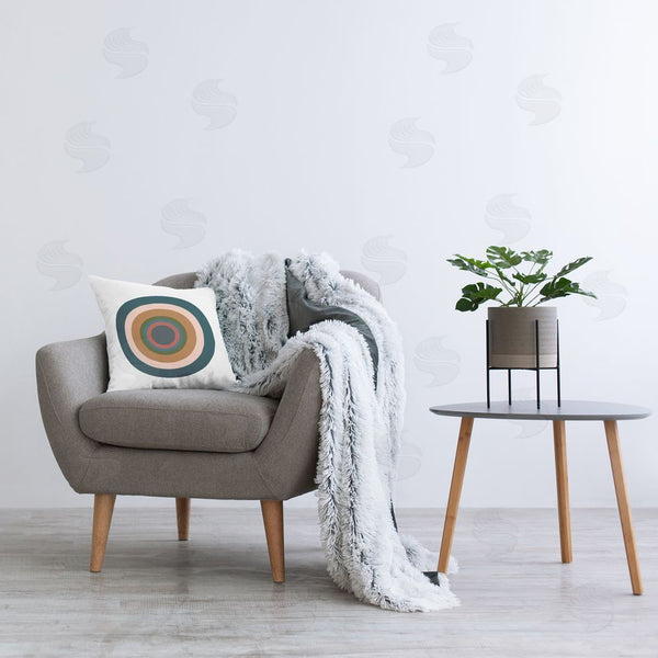 Stupell Industries Jim Schlotzhauer | Boho Circle Pattern Printed Throw Pillow