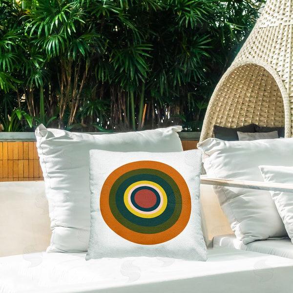 Stupell Industries Jim Schlotzhauer | Earthy Circle Shape Printed Throw Pillow