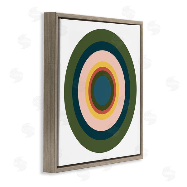 Stupell Industries Jim Schlotzhauer | Green Muted Circles