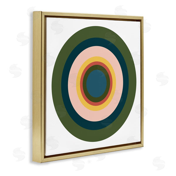 Stupell Industries Jim Schlotzhauer | Green Muted Circles