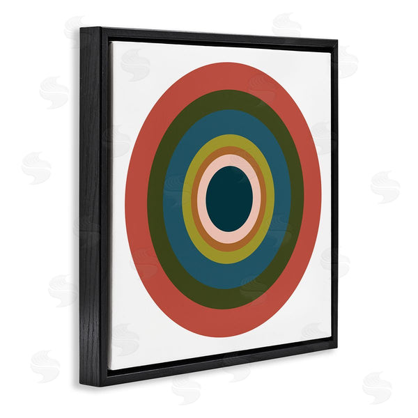 Stupell Industries Jim Schlotzhauer | Red Modern Circles