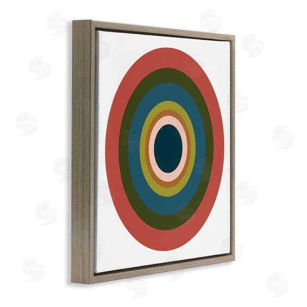 Stupell Industries Jim Schlotzhauer | Red Modern Circles