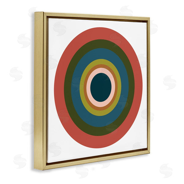 Stupell Industries Jim Schlotzhauer | Red Modern Circles