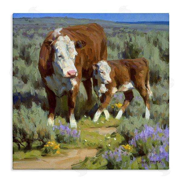 stupell industries Jimmy Dyer | Cattle In Lush Countryside Pasture Wall Art