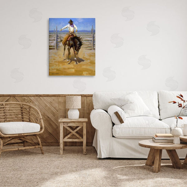 Stupell Industries Jimmy Dyer | Cowboy On Farm Wall Art