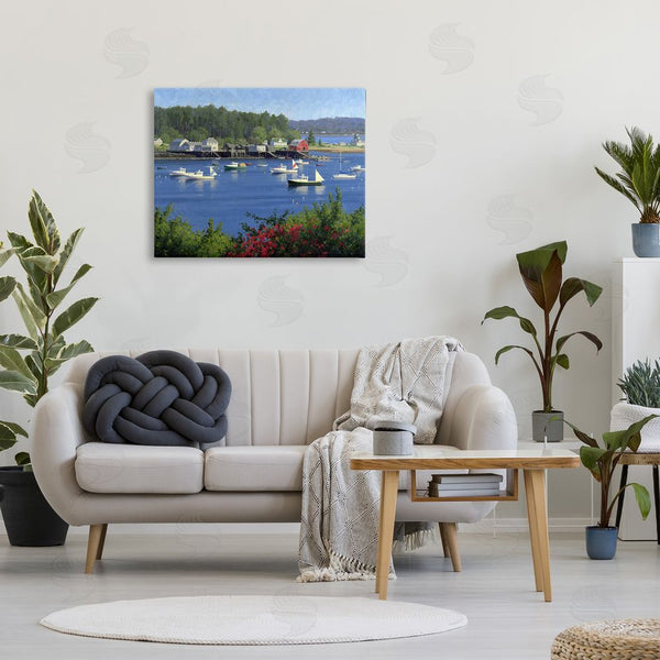 Stupell Industries Jimmy Dyer | Summer Harbor Inlet Wall Art
