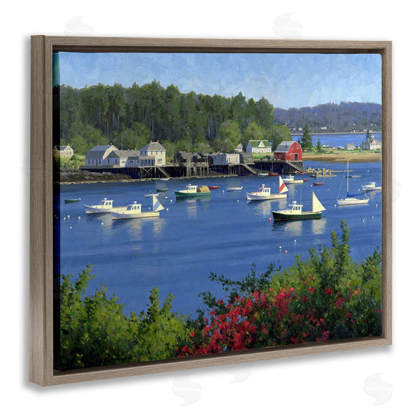 Stupell Industries Jimmy Dyer | Summer Harbor Inlet Wall Art