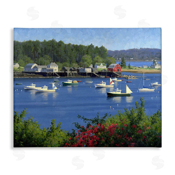 stupell industries Jimmy Dyer | Summer Harbor Inlet Wall Art