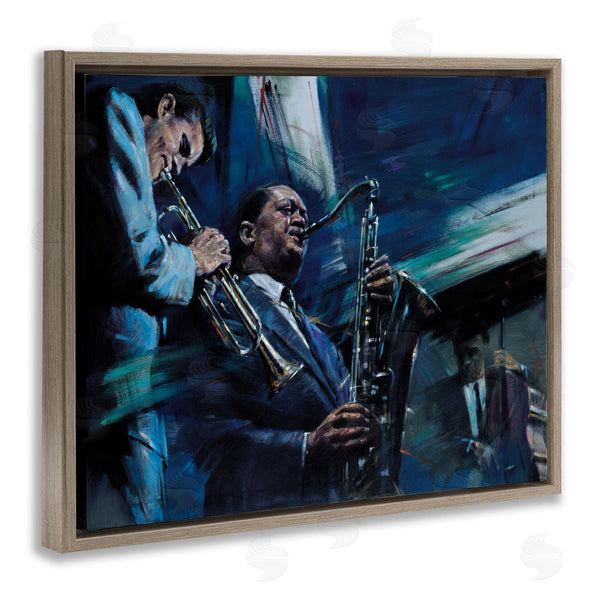 Stupell Industries Jin G. Kam | Abstract Instrumental Musicians Jazz Traditional