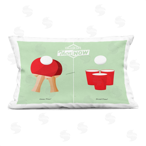 stupell industries JJ Brando | Pong Drink and Game Time Printed Throw Pillow