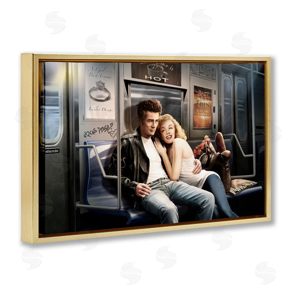 Stupell Industries JJ Brando | Subway Ride Famous Figures