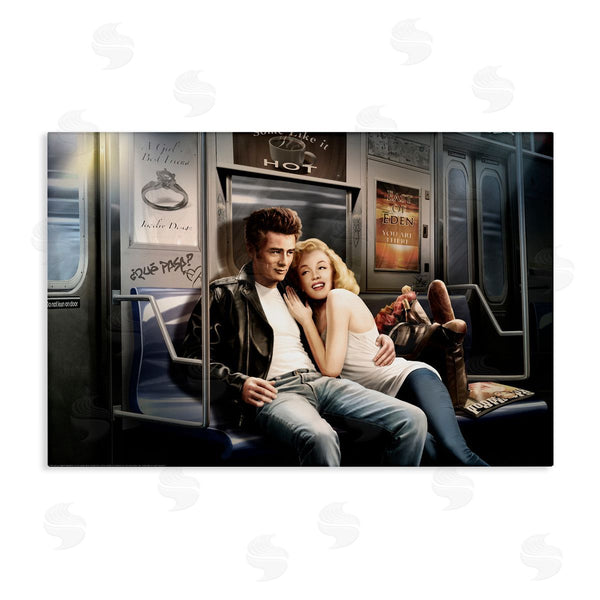 stupell industries JJ Brando | Subway Ride Famous Figures