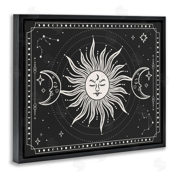 Stupell Industries JJ Design House LLC | Astrology Sun & Moon Pattern Wall Art