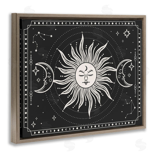 Stupell Industries JJ Design House LLC | Astrology Sun & Moon Pattern Wall Art