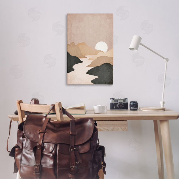 Stupell Industries JJ Design House LLC | Beige Mountains With Stream Wall Art